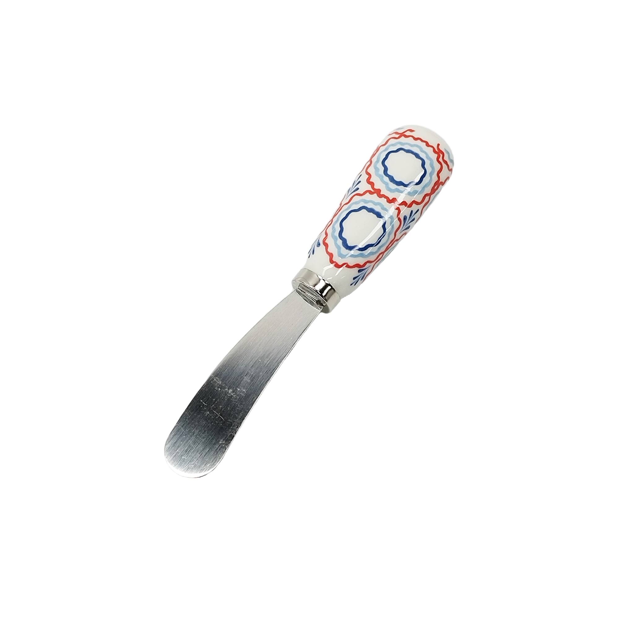 Red, White & Blue Ceramic Cheese Knife Set by Celebrate It™